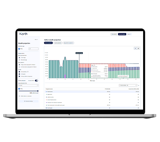 North interactive platform screen